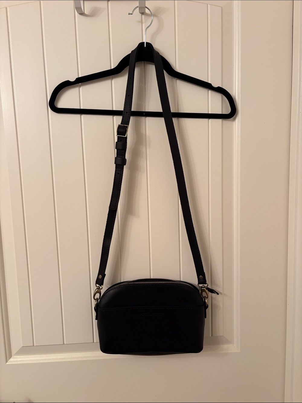 Classic Black Crossbody Bag - Portland Leather Eclipse